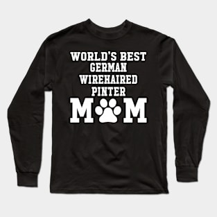 World’s Best German Wirehaired Pointer Mom Long Sleeve T-Shirt